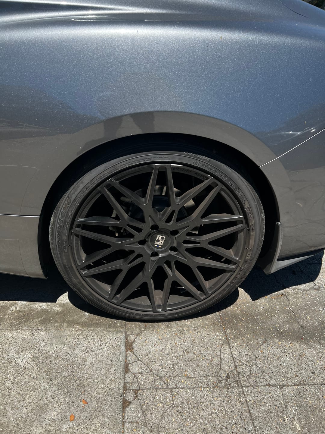Customer photo review of Decked Out Tire Dressing - Gallon