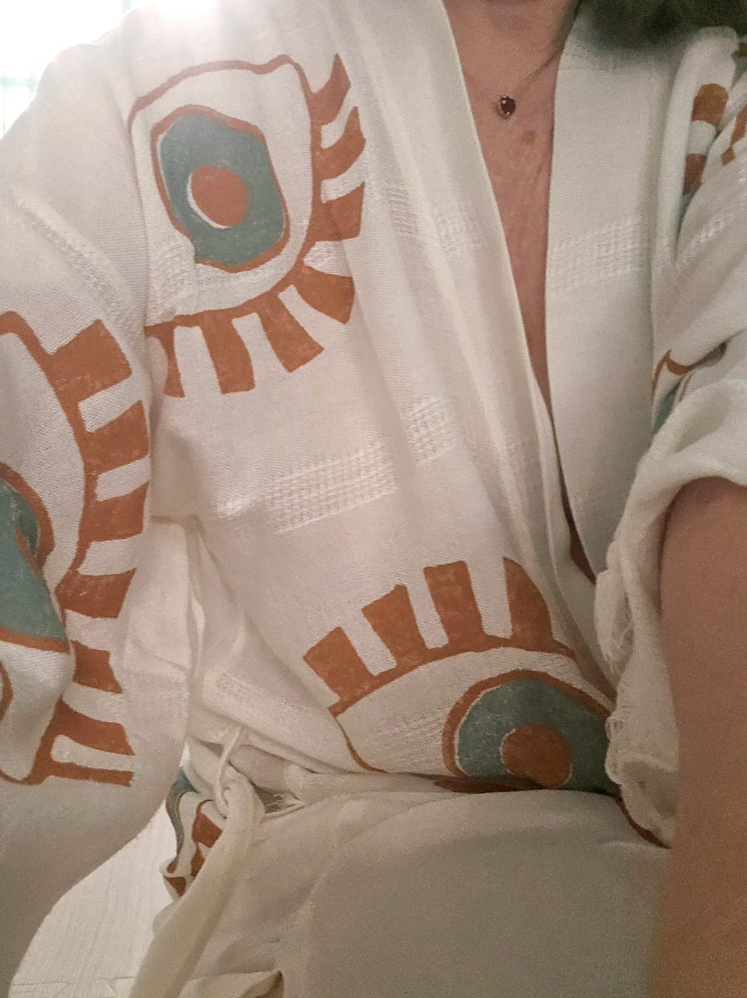 Customer photo review of Nazar Eye Kimono