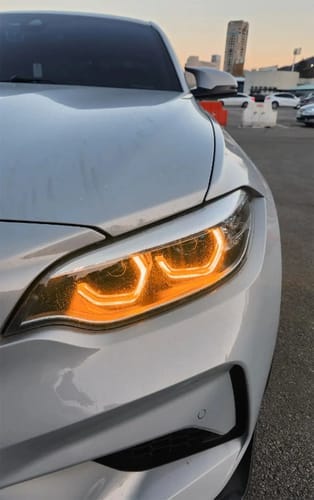 Customer photo review of BMW F87 M2 / F22 2 SERIES AMBER DRL KIT