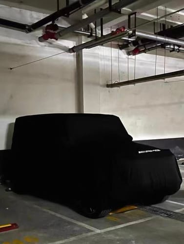 Customer photo review of CUSTOM INDOOR CAR COVER FOR MERCEDES