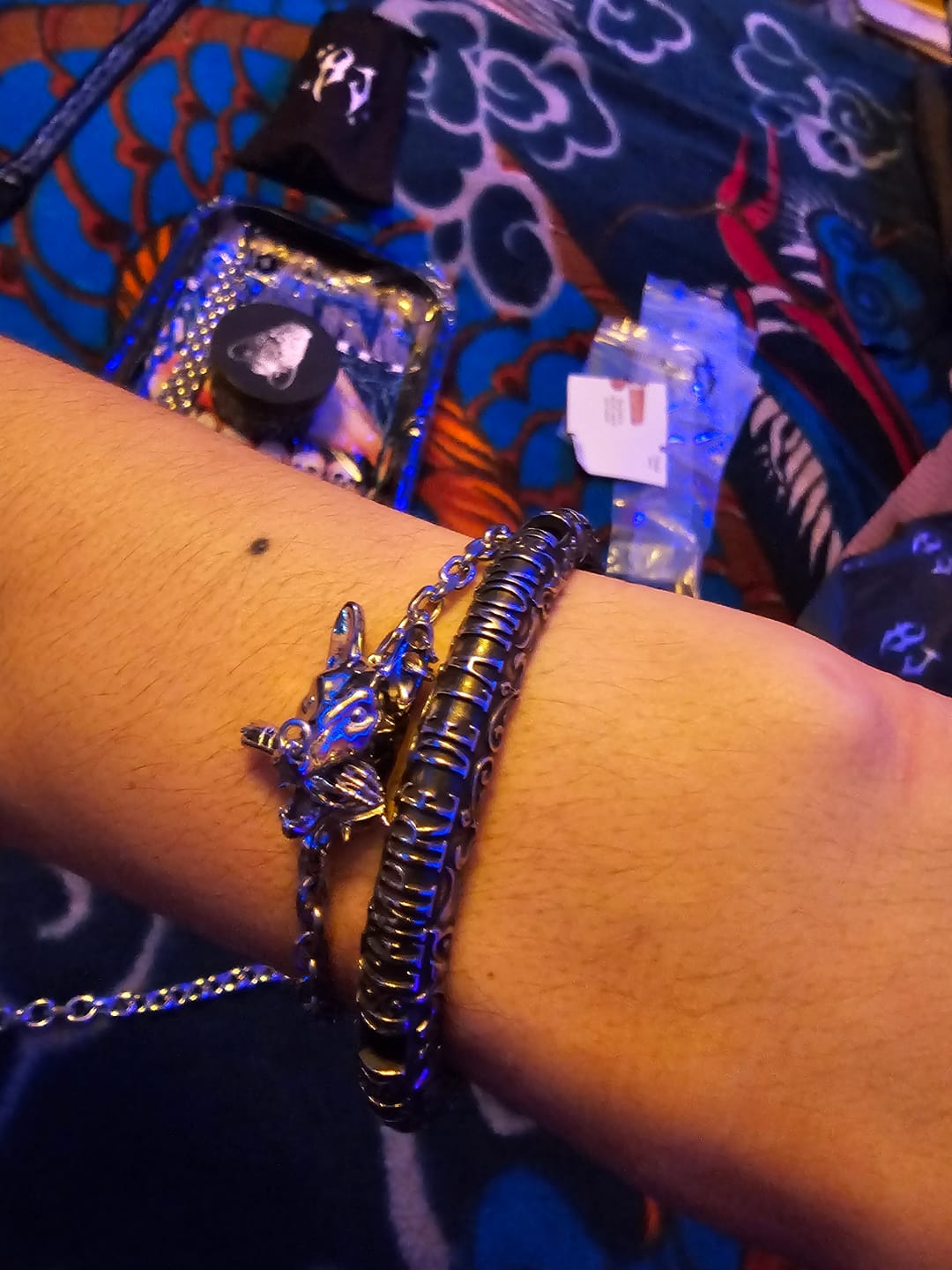 Customer photo review of HELLHOUND BRACELET