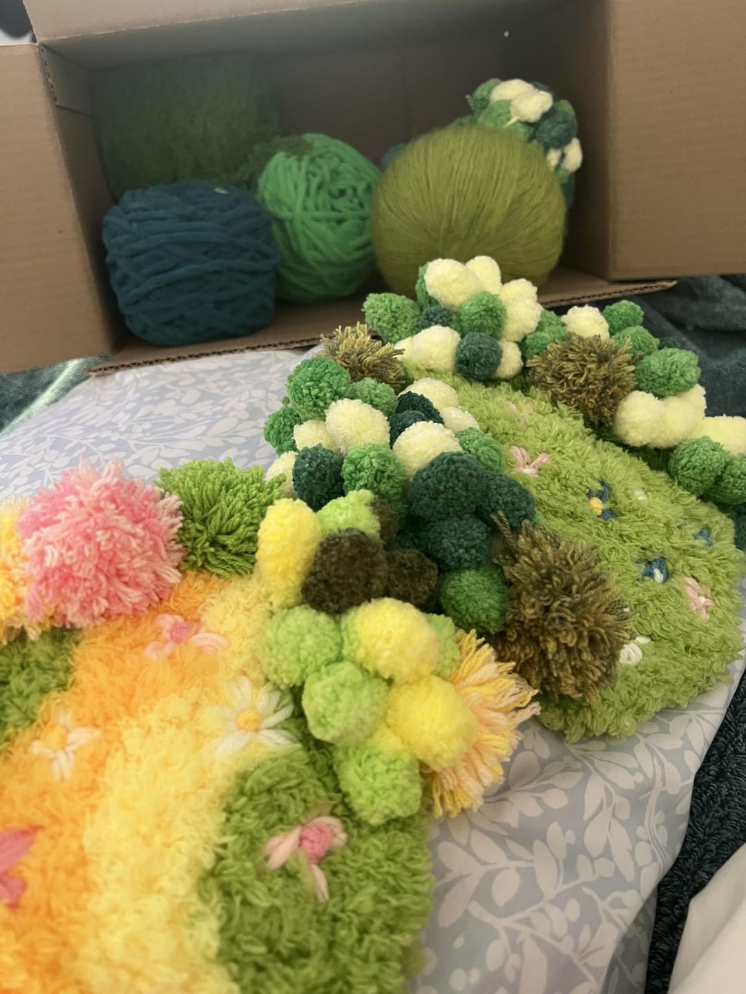 Customer photo review of FLORAL GROVE - Moss Coaster Kit