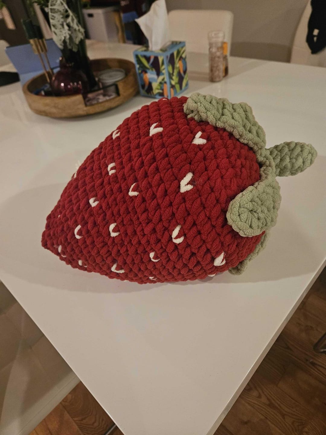 Customer photo review of STRAWBERRY - Chunky Crochet Kit