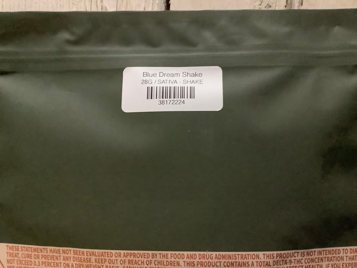 Customer photo review of Blue Dream Shake