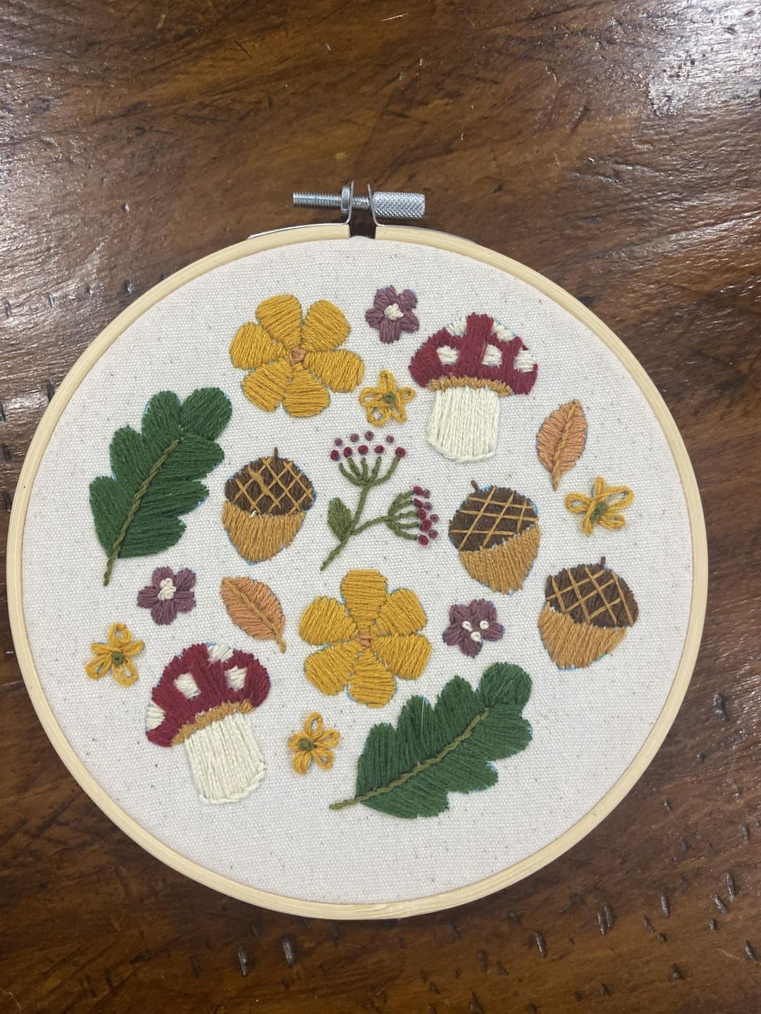 Customer photo review of WOODLAND WONDER - Embroidery Kit