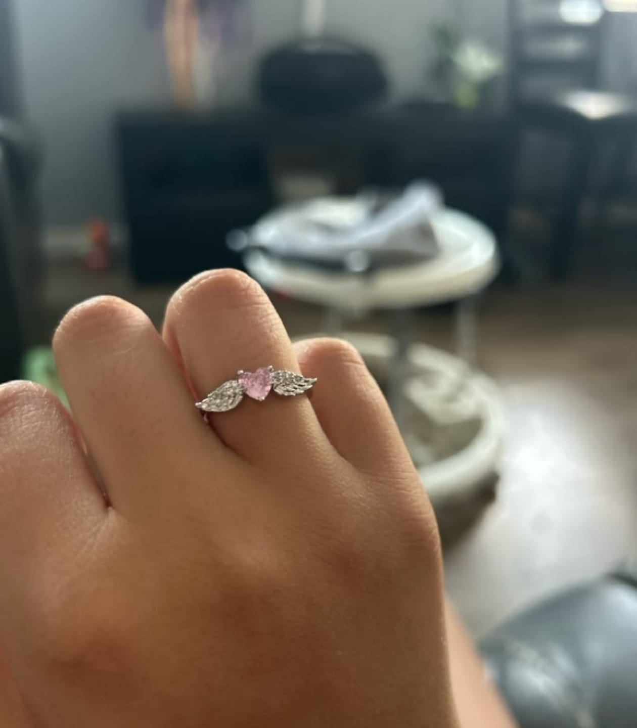 Customer photo review of CUPID’S KISS Ring S925 Sterling Silver