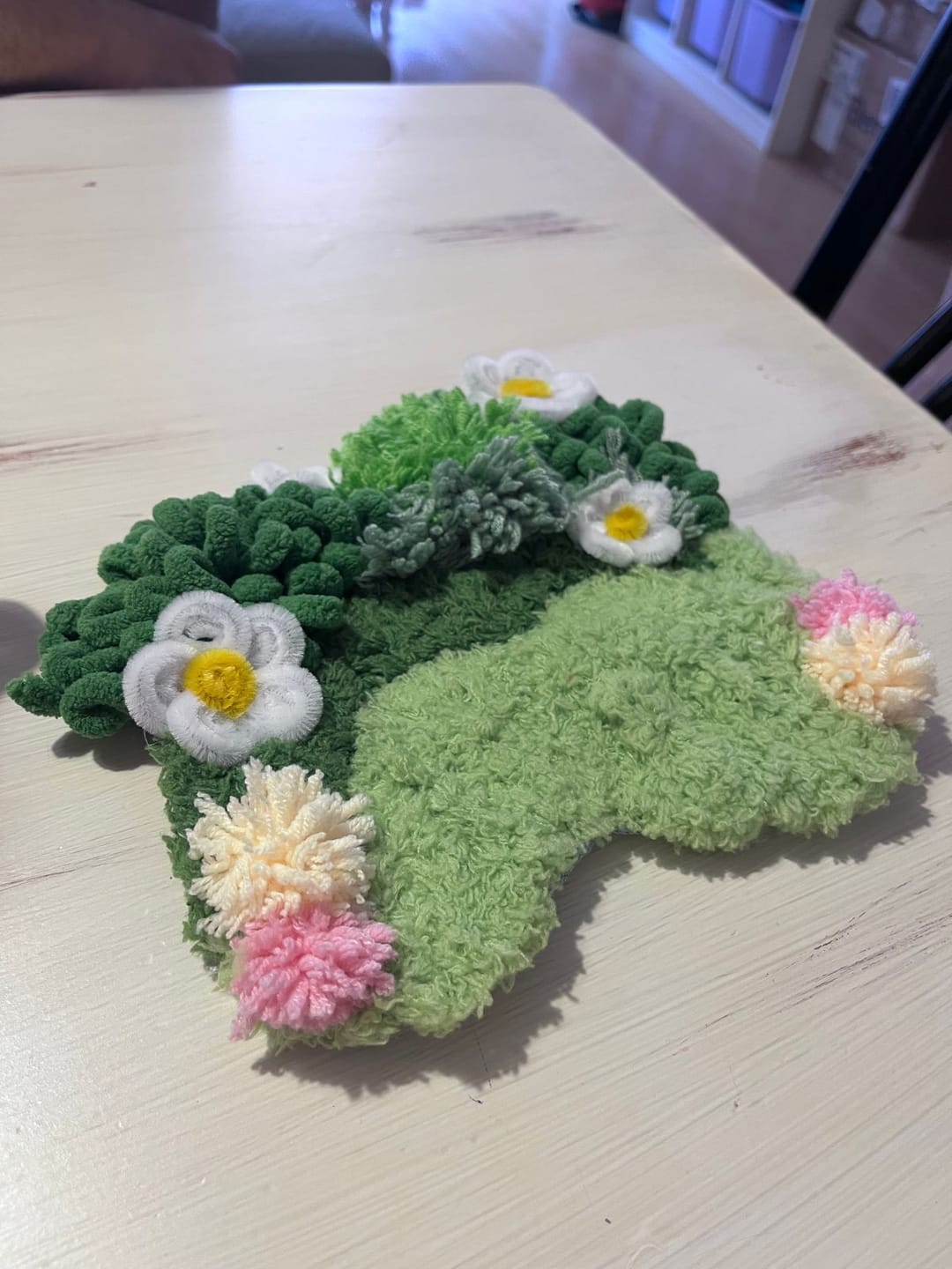 Customer photo review of DAISY - Moss Coaster Kit
