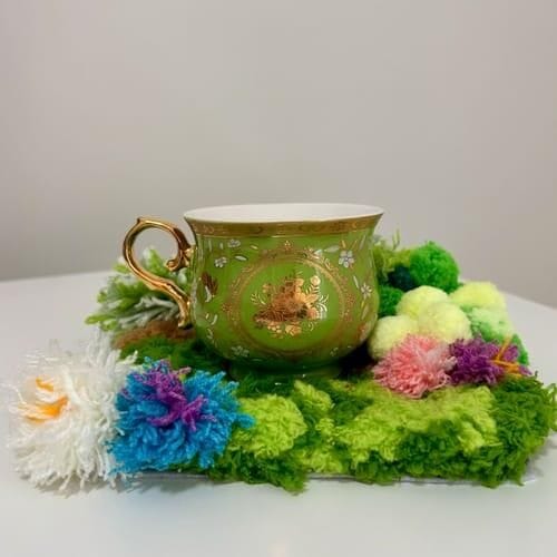 Customer photo review of FLOWER PATCH - Moss Coaster Kit