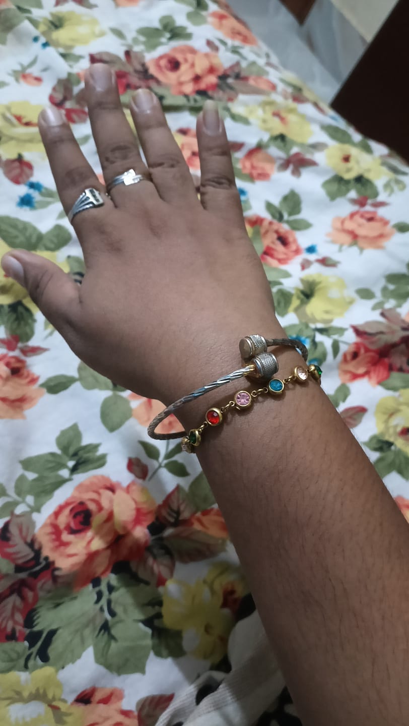 Customer photo review of Playful Colour Pop Station Bracelet