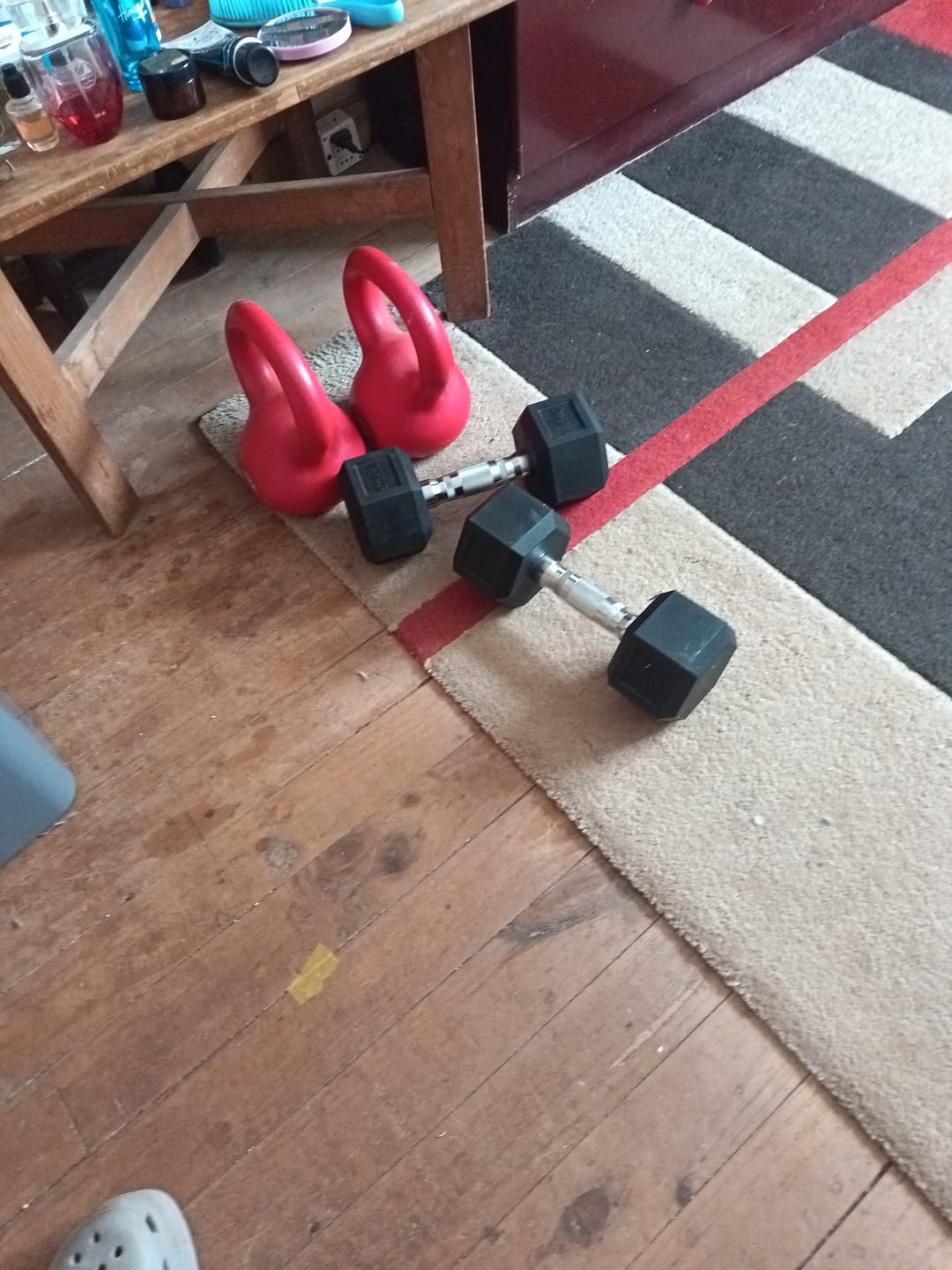 Customer photo review of Mancuernas Hexagonales