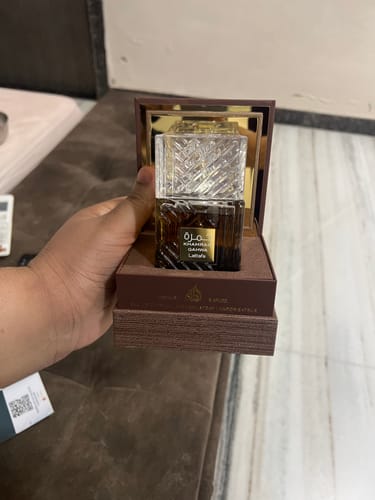 Customer photo review of Lattafa Khamrah Qahwa Eau De Parfum For Unisex