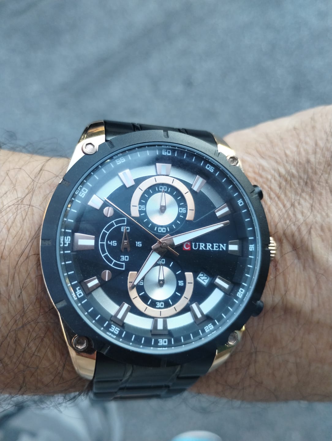 Customer photo review of Curren Dublino® orologio uomo acciaio