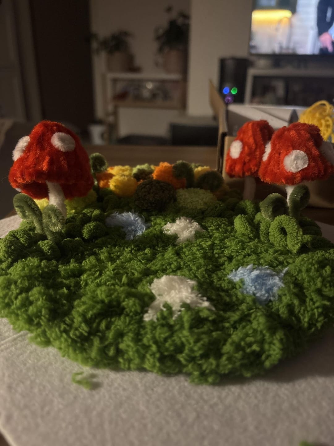 Customer photo review of COTTON CANDY - Moss Coaster Kit