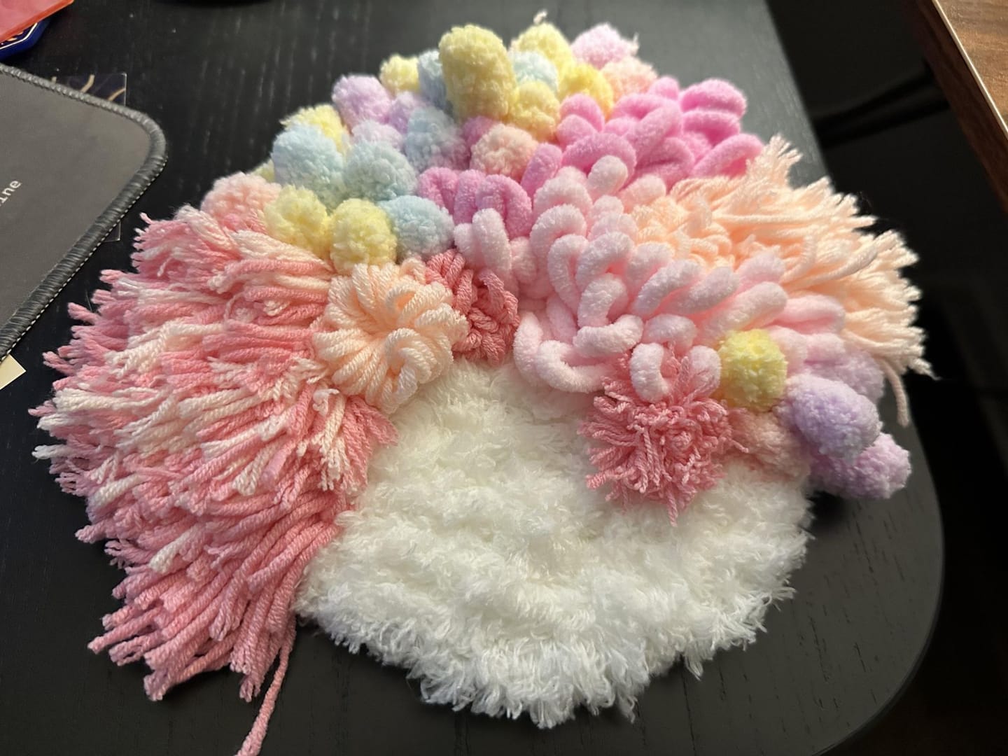 Customer photo review of COTTON CANDY - Moss Coaster Kit