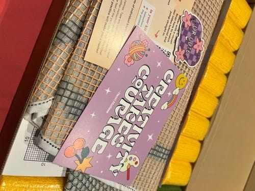 Customer photo review of PEACHY - Rug Making Kit