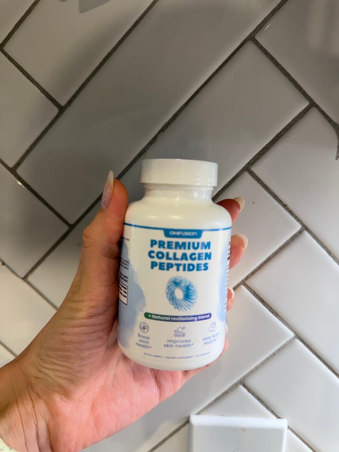 Customer photo review of Premium Collagen Peptides
