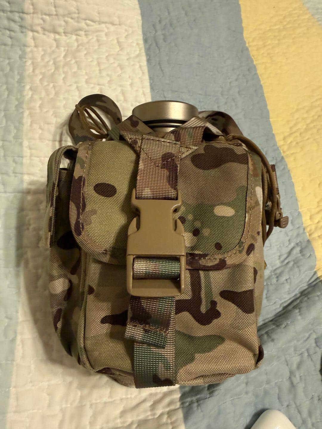 Customer photo review of Valtcan Titanium Canteen Mess Kit Set, Campfire-Proof Replaces Bottle, Pot & Cup · 350g