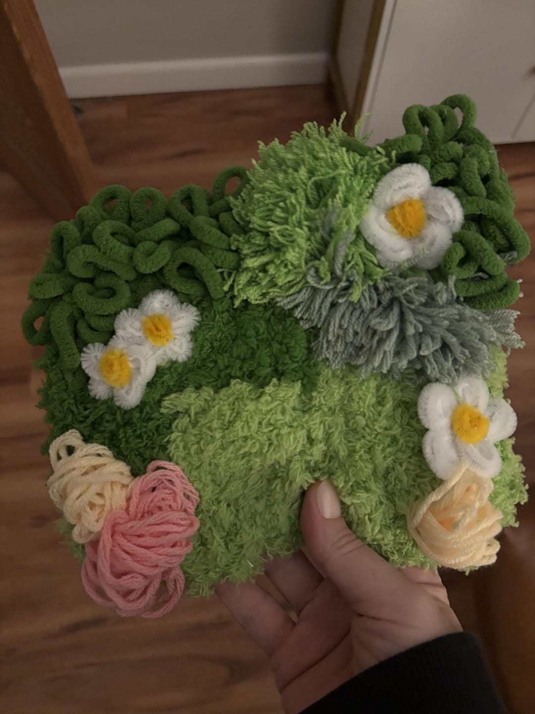 Customer photo review of DAISY - Moss Coaster Kit