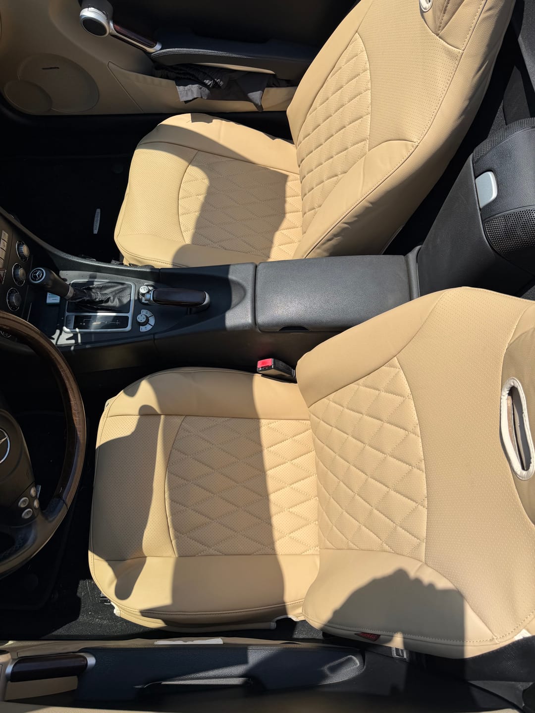 Customer photo review of Premium Custom-Fit Seat Covers