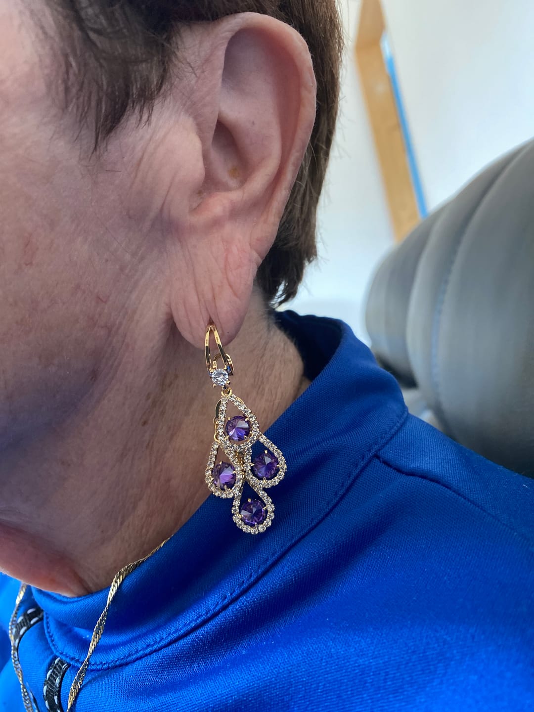 Customer photo review of Avalon Earrings