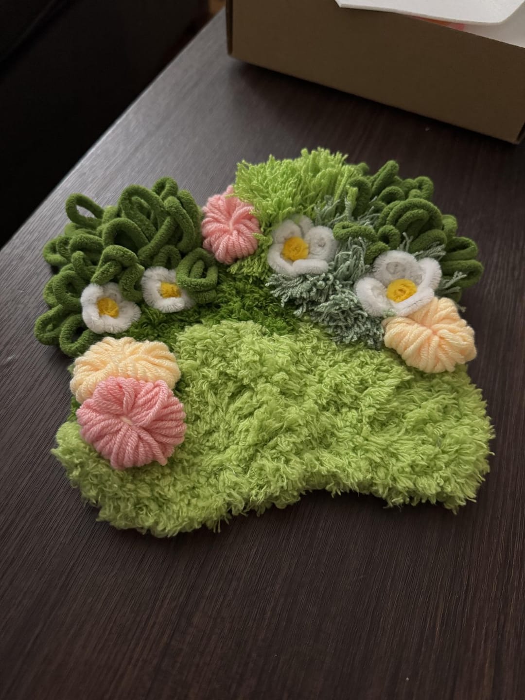 Customer photo review of DAISY - Moss Coaster Kit