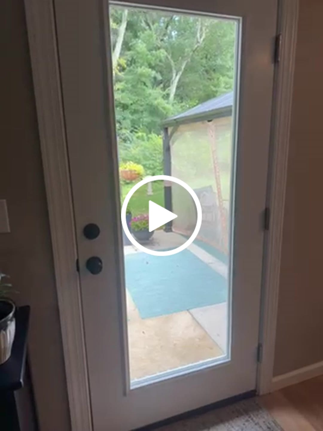 Customer video review of ODL Clear Door Glass - 24" x 66" Frame Kit