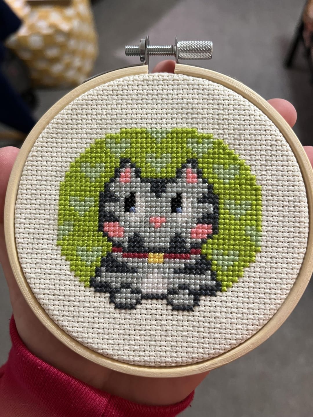 Customer photo review of KITTEN MINIS - Cross Stitch Kit
