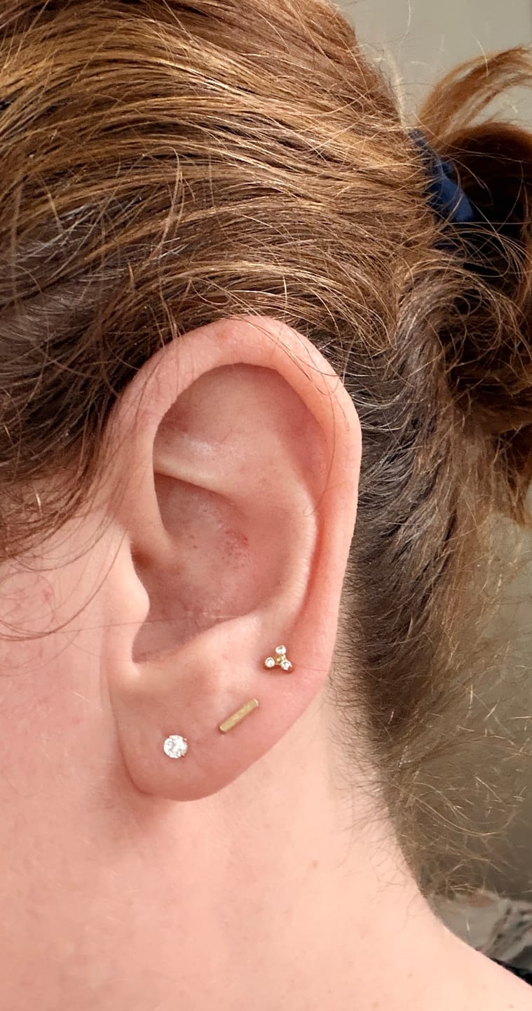 Customer photo review of Little Bar Nap Studs