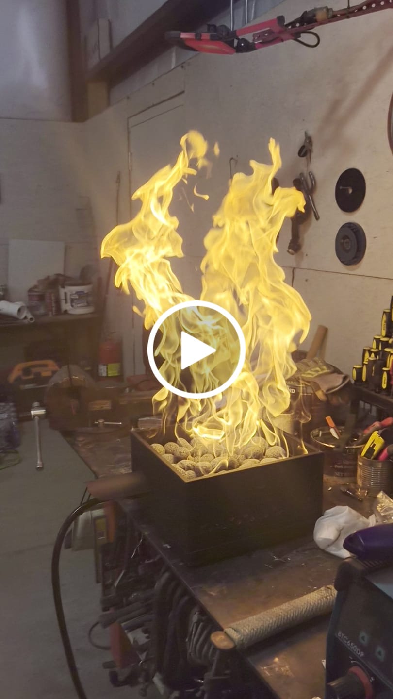 Customer video review of 12" Dragon's Breath Smokeless Propane Fire Pit