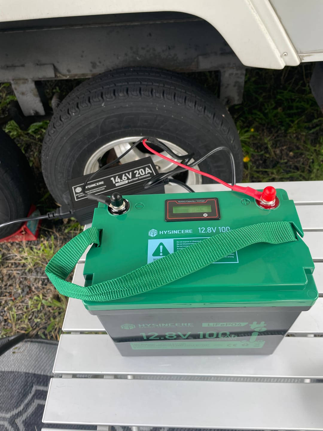 Customer photo review of Hysincere Power 12V (14.6V) 20A LiFePO4 Battery Charger