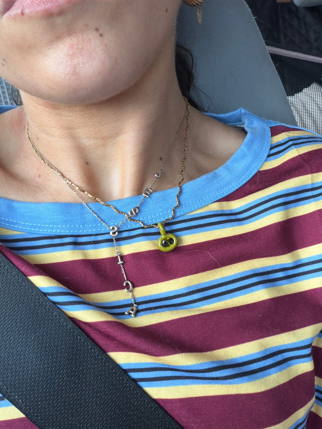 Customer photo review of The Birthstone Charm