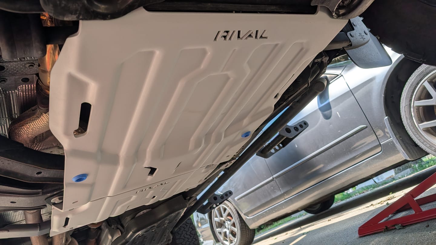 Customer photo review of RIVAL Aluminum Transmission Skid Plate 2024-2026 Ford Ranger 2024-2026 Ford Ranger Raptor