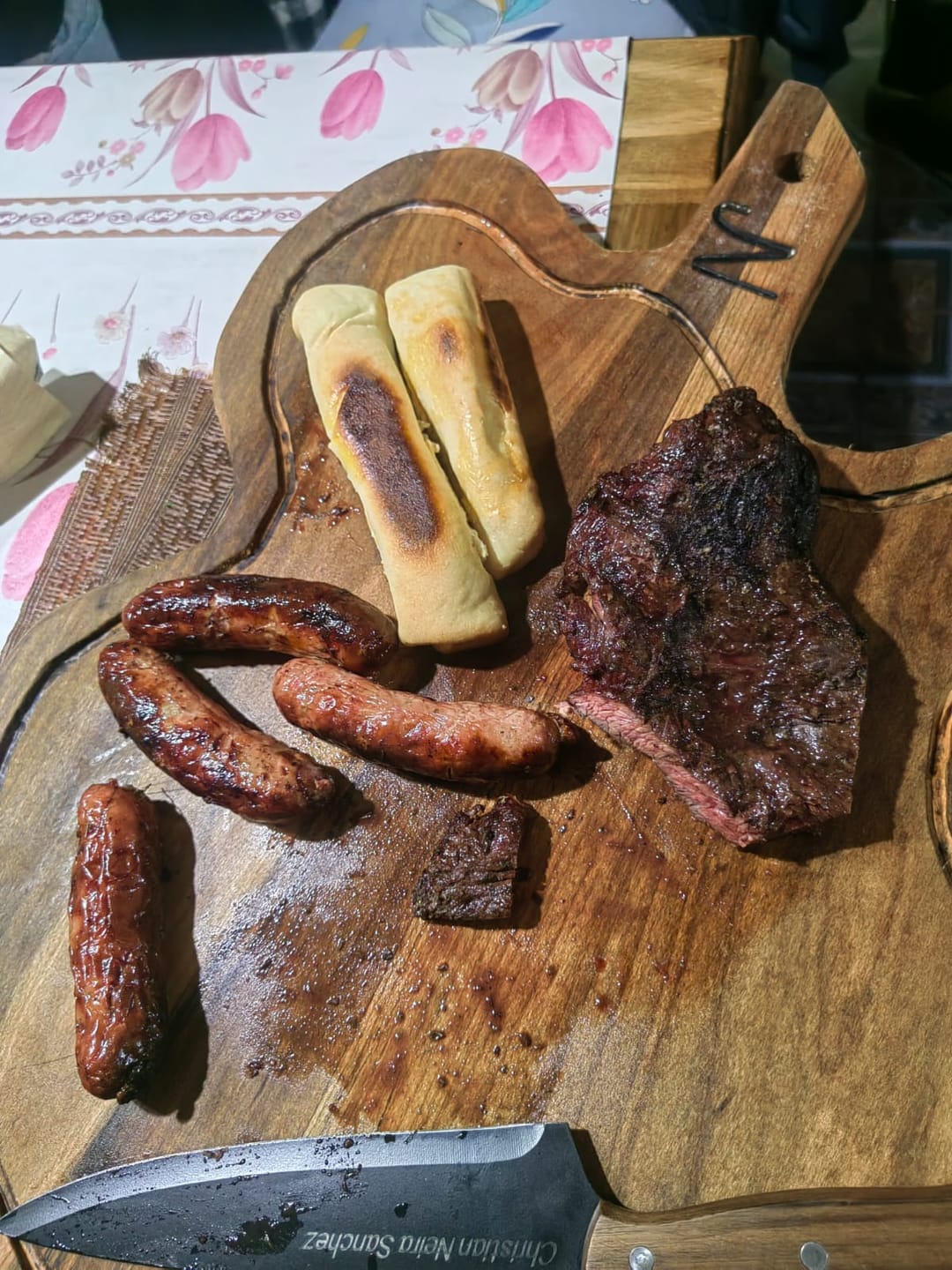 Customer photo review of Tenaza parrillera 40 cm