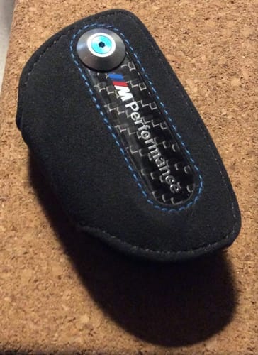Customer photo review of BMW M PERFORMANCE KEY ALCANTARA COVER CASE