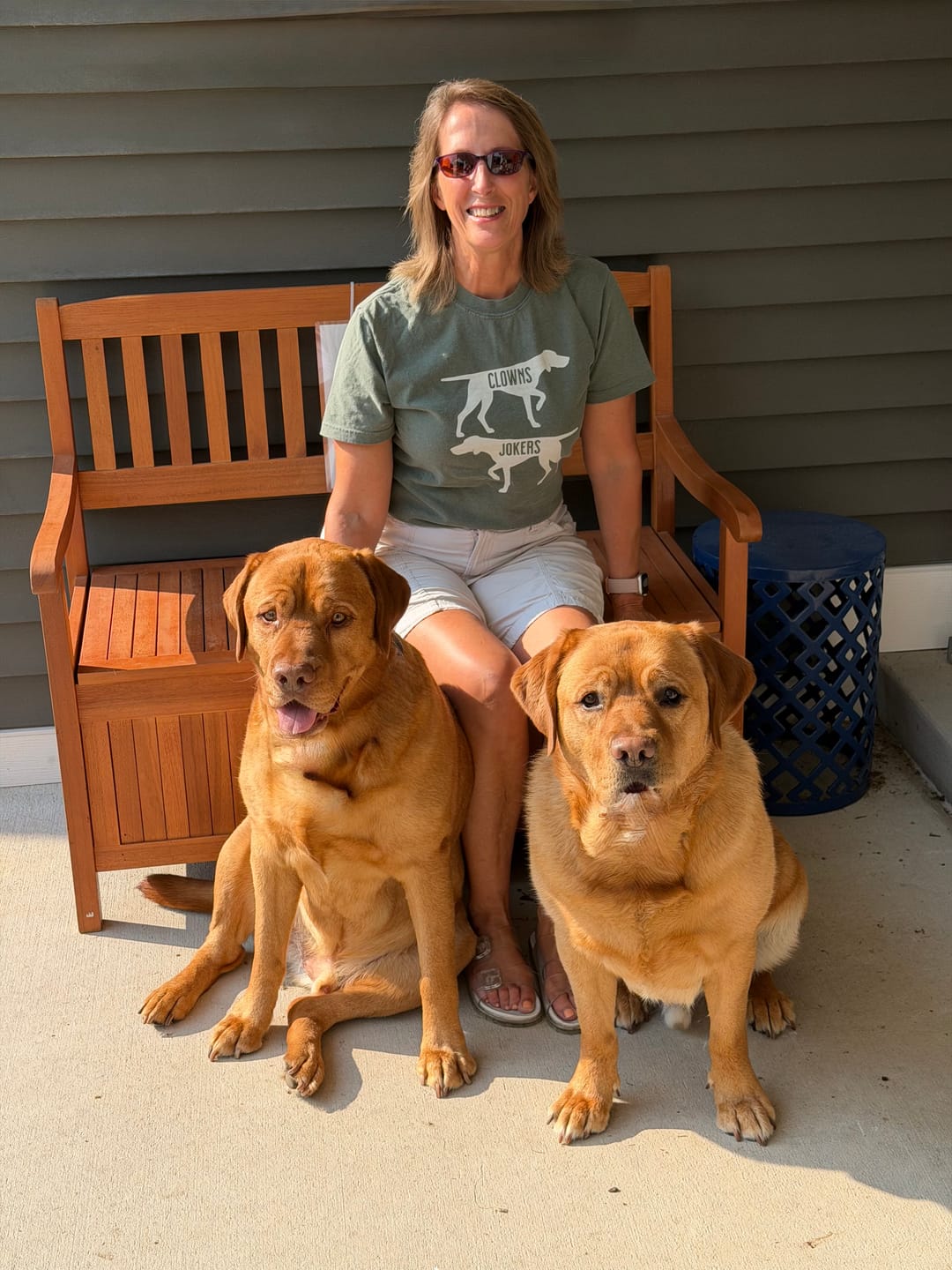 Customer photo review of Clowns or Jokers Pointer T-Shirt