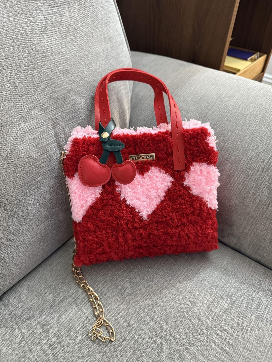 Customer photo review of RED HEARTBREAKER - Woven Tote Bag Kit