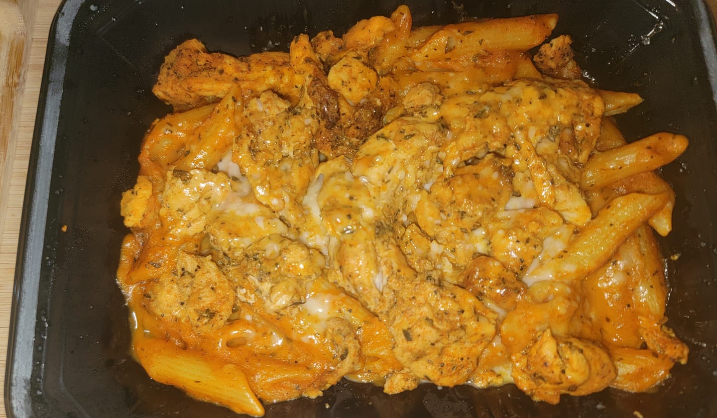 Customer photo review of Creamy Blackened Chicken Pasta
