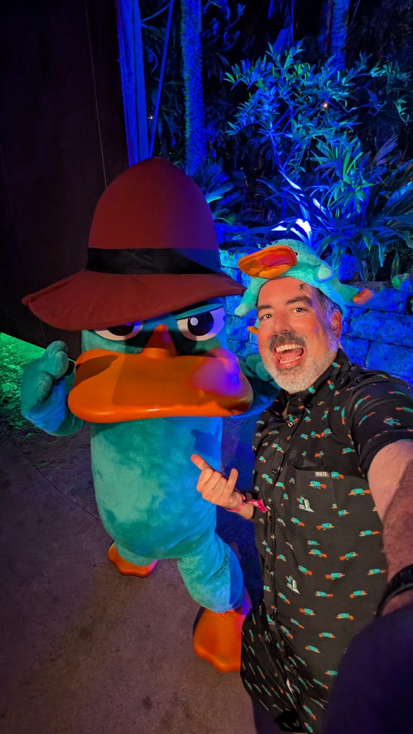 Customer photo review of Disney’s Phineas and Ferb "Perry the Platypus" – Plush Hat