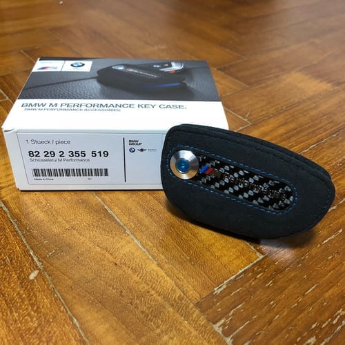Customer photo review of BMW M PERFORMANCE KEY ALCANTARA COVER CASE