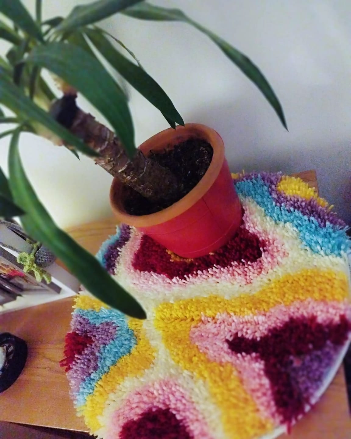 Customer photo review of PSYCHEDELIA - Rug Making Kit