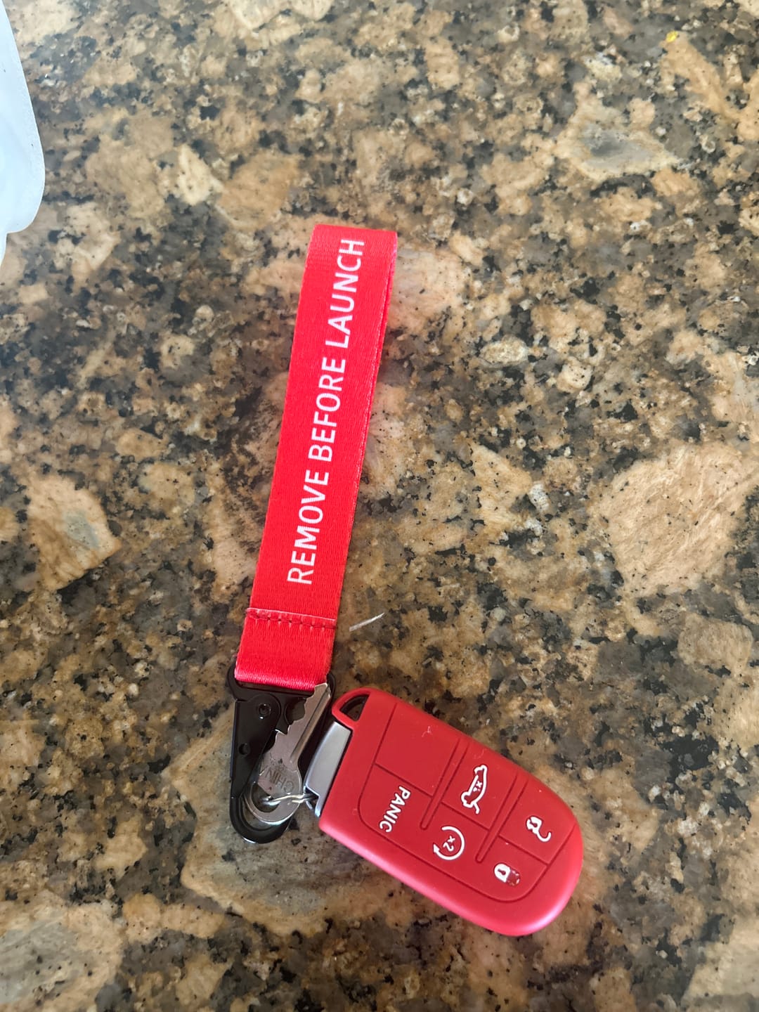 Customer photo review of 80Eighty® Remove Before Launch WristStrap
