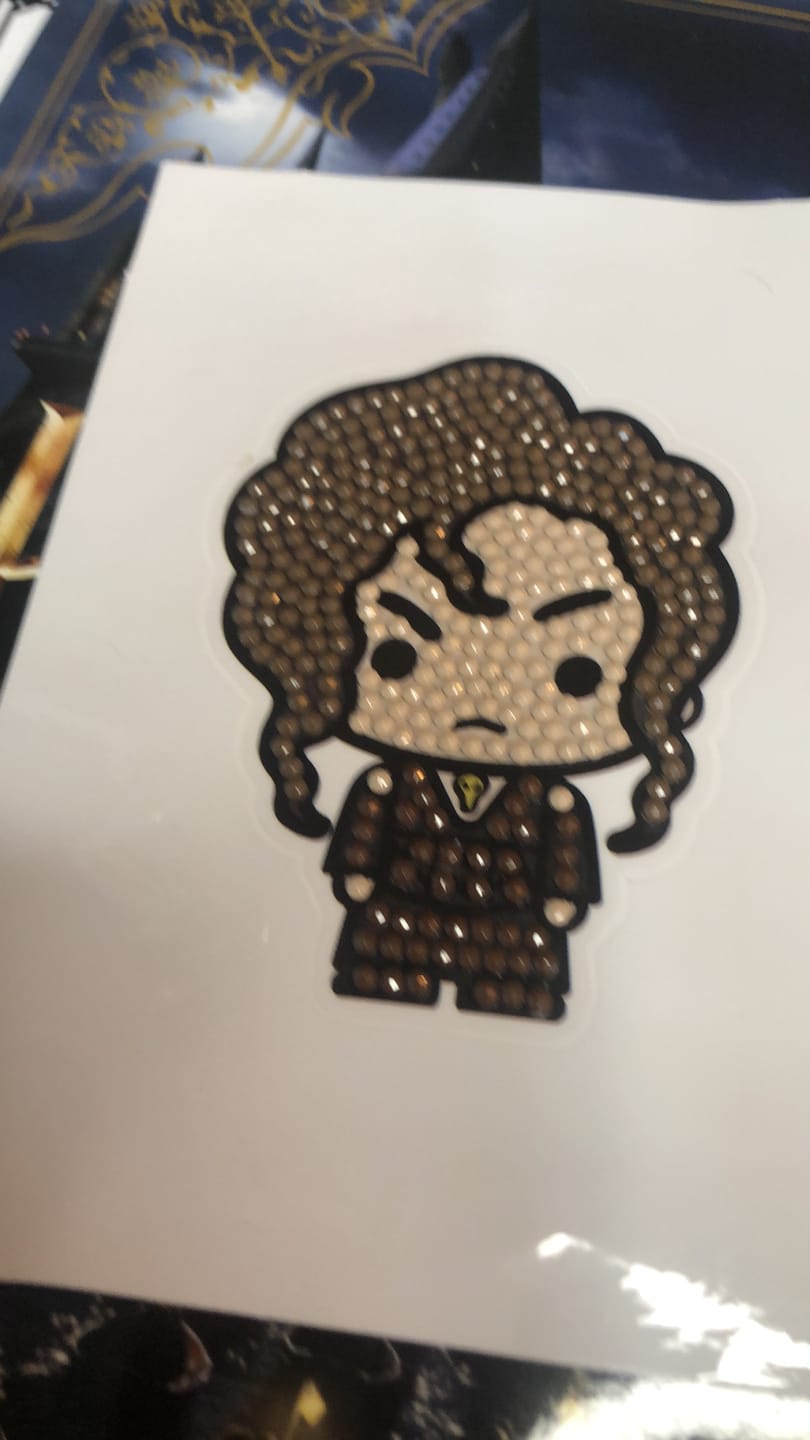 Customer photo review of Harry Potter Crystal Art Sticker Pack