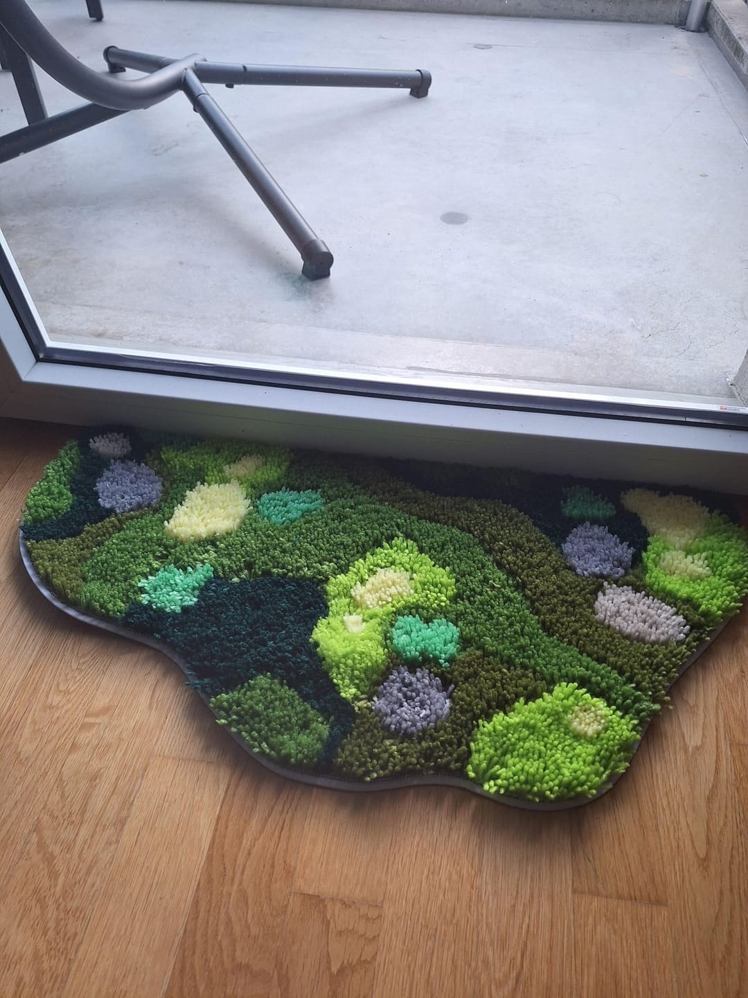 Customer photo review of MOSSY CAVERN - XL Mirror Rug Making Kit