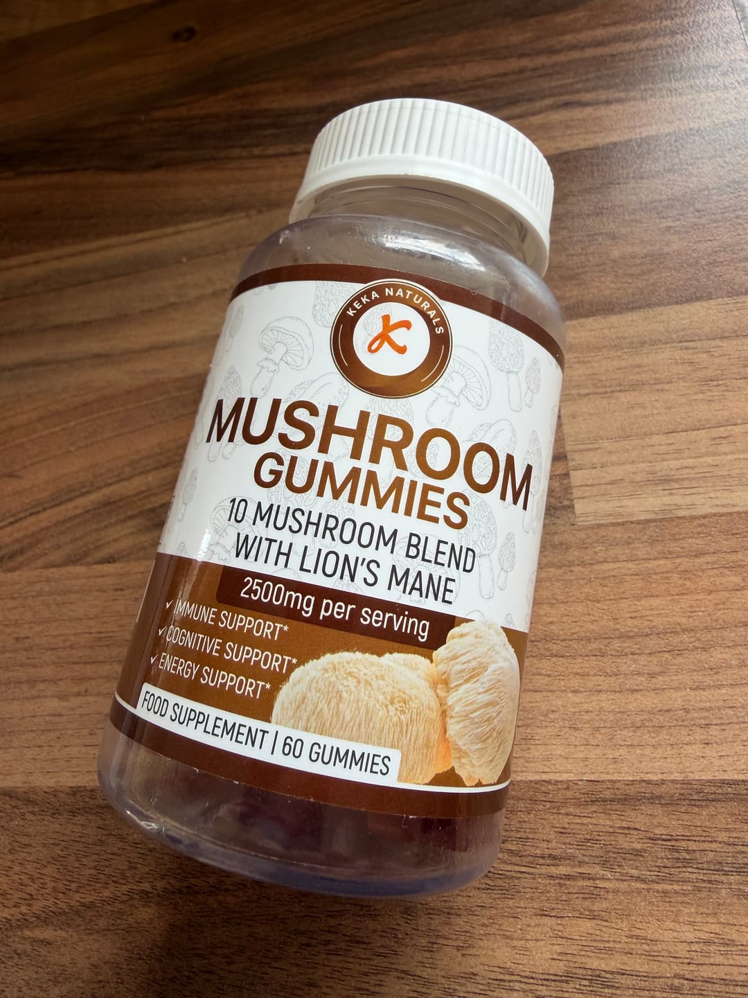 Customer photo review of Mushroom Gummies