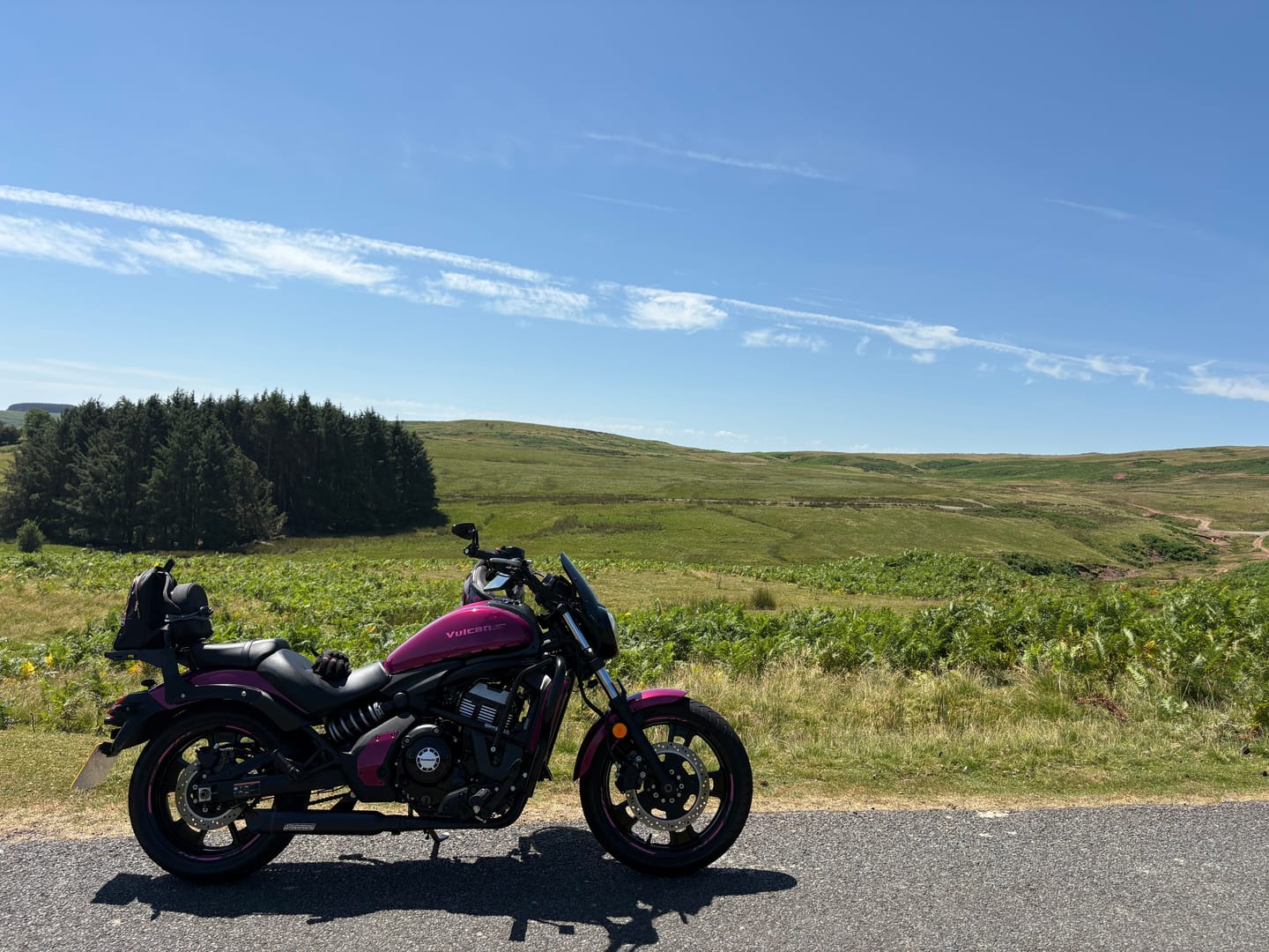Customer photo review of Gloss Metallic Magenta Blaze Vinyl Wrap