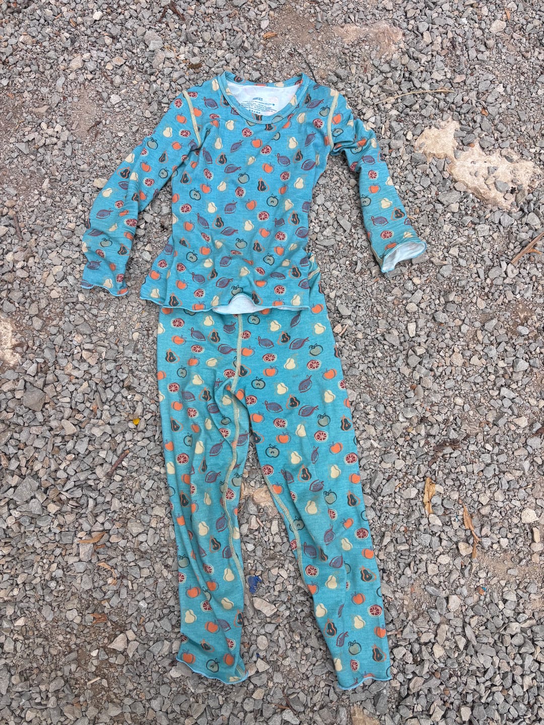 Customer photo review of Unisex Long Sleeve Pyjamas - Fruit Splash
