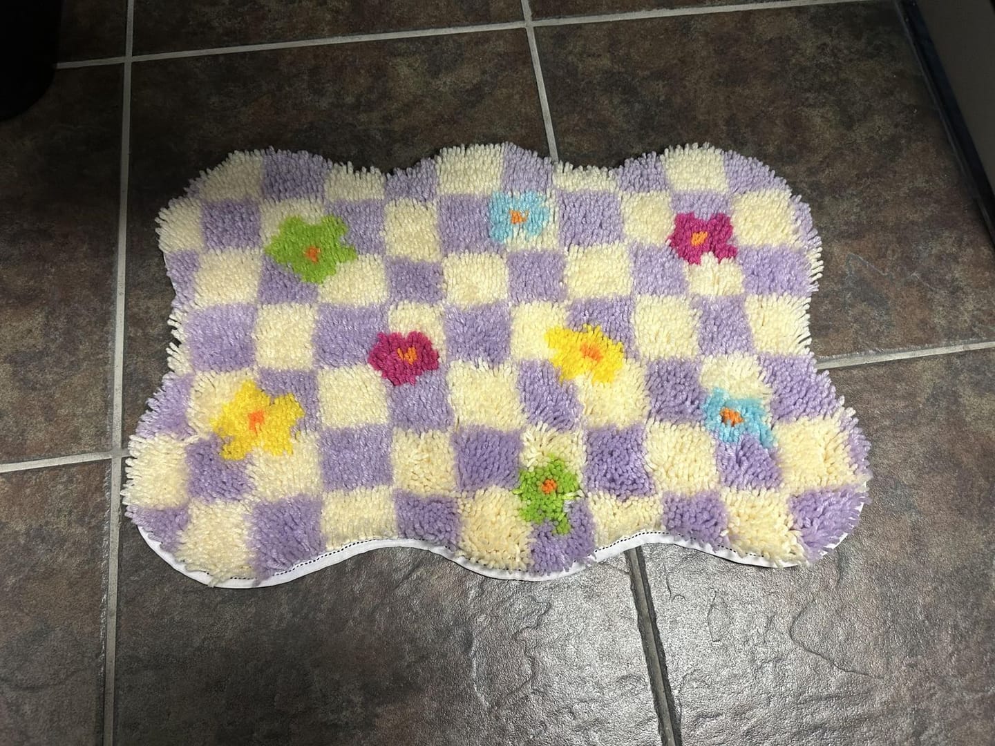 Customer photo review of CHECK ME OUT - Rug Making Kit