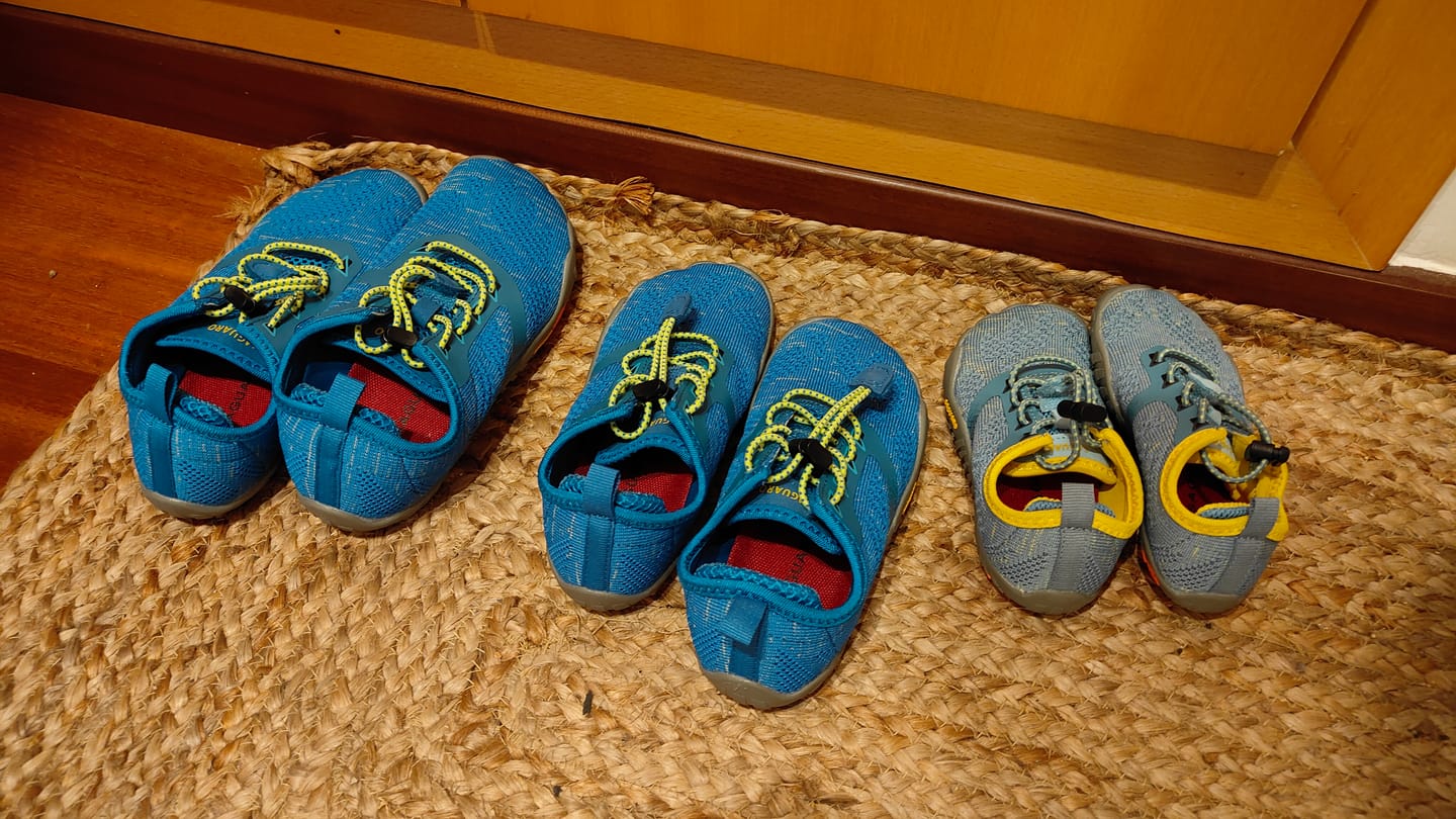 Customer photo review of Niños Smart Ⅰ - Zapatos Barefoot