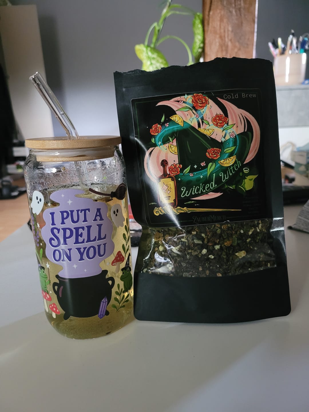 Customer photo review of Wicked Witch Cold Brew Tee – Orange Zitrone Vanille Eistee