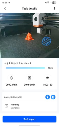 Customer photo review of Anycubic Kobra S1 ACE 2 Pro Combo